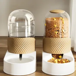 Pet Automatische Feeder Katze Wasser Dispenser Hund Automatische Feeder Katze Hund Wasser Dispenser Pet Bowl Kombination Pet Liefert 2/3,8 L