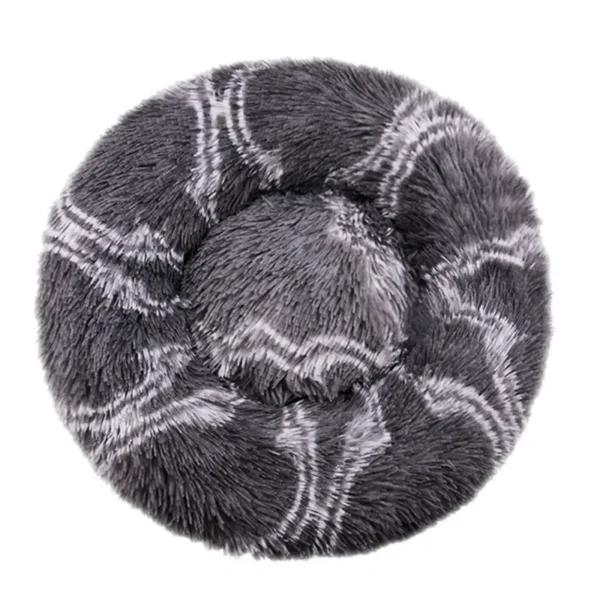 40-90cm Round Pet Bed for Large Dog Bed Super Soft Cat Bed Long Plush Dog House for Medium Dog House Winter Warm Sleeping - Image 15