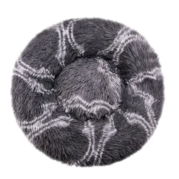 40-90cm rundes Haustier bett für großes Hunde bett super weiches Katzen bett lange Plüsch hundehütte für mittelgroße Hundehütte Winter warmes Schlafen - Image 15