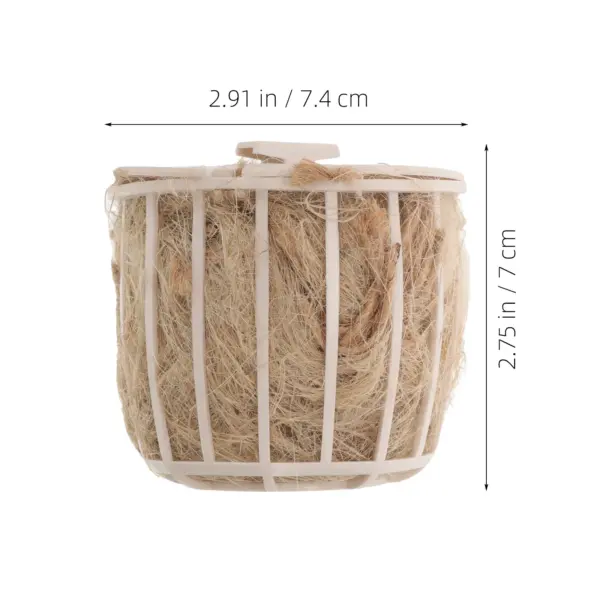 Vogelnest-Spielzeug, Tauben-Schlüpfnester für Käfige, entspannendes Becken, hohle Zuchtvögel aus Kunststoff - Image 3
