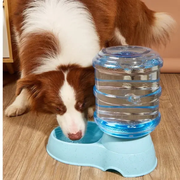 3,8 l große Kapazität Haustier Wassersp ender Hund automatische Fütterung kleine Hundefutter Schüssel Simulation Trink flasche Gerät Haustier liefert - Image 3