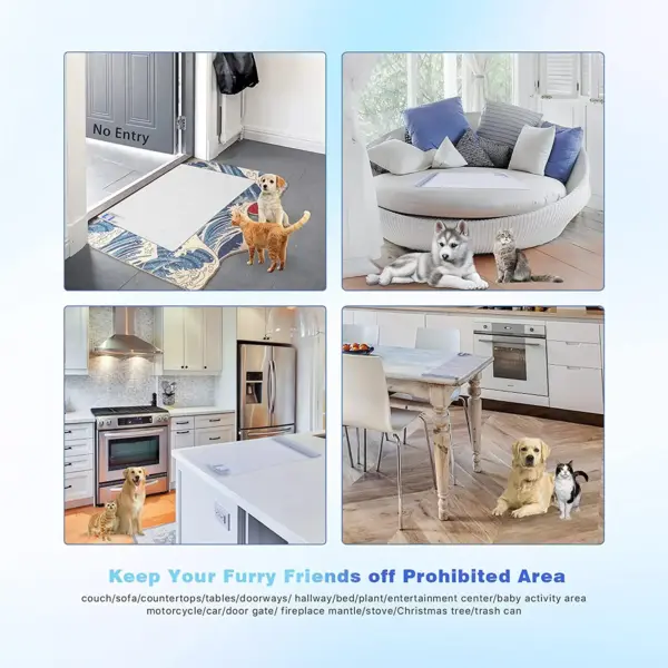 Pet Schock Matte Innen Safe Shock Training Pads für Hunde und Katzen Elektrische Abweisend Matte Hält Haustiere Off Sofa Zähler pet Liefert - Image 3