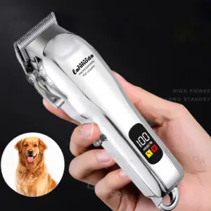 Elektrischer Hundepflege-Haarschneider, professioneller Haarschneider für Haustiere, Haarschneider, kabellos, geräuscharm, Rasierer, Schneidemaschine, Schere