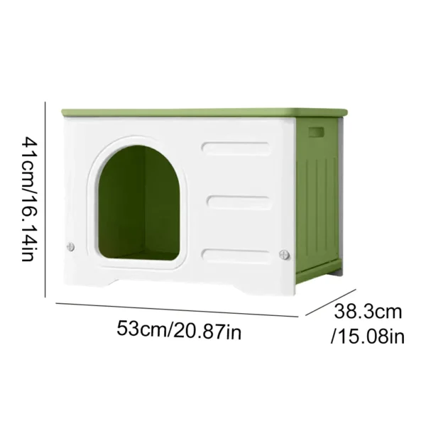 Cat Dog Nest Windproof Rainproof Cozy House for Small Pets Four Seasons Universal Shelter Stray Waterproof Pet Shelter - Image 6