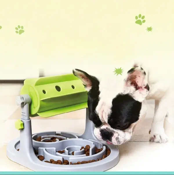 Tiernahrung Leckage Spielzeug Katzen- und Hundefutternapf Trommeln Lebensmittel Leckage Gerät Puzzle Einstellbare Tiernahrung Utensilien Heimtierbedarf - Image 7