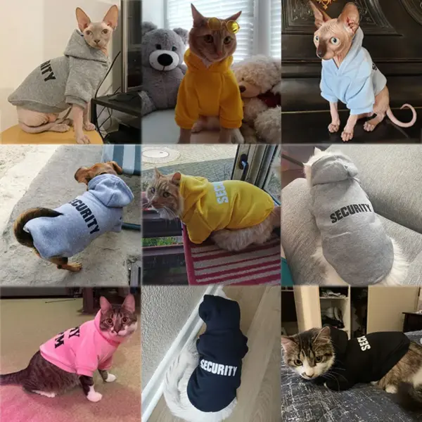 Sicherheit Katze Kleidung Haustier Katze Mäntel Jacke Hoodies Für Katzen Outfit Warme Haustier Kleidung Kaninchen Tiere Haustier Kostüm Für Kleine Hunde - Image 22
