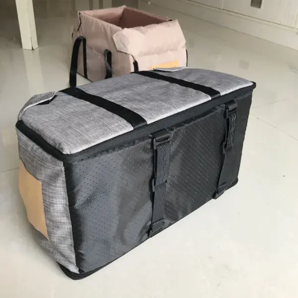 Tragbarer Haustier-Autositz, zentrale Sicherheit, für Reisen, Katzen, Hundebett, Transport, Hundeträger, Schutz, Hundetaschen, für mittelgroße/kleine Hunde und Katzen - Image 26