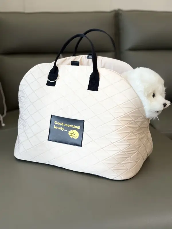 Tragbare warme Zwinger-Tragetasche für Hunde, Autositzkontrolle, rutschfeste Hundeträger, sicher, für Welpen, Katzen, Haustierbett, Chihuahua-Haustierprodukte - Image 11