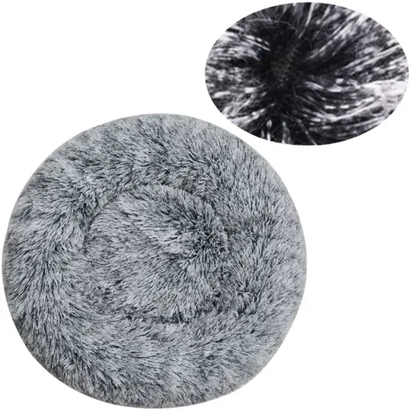 40-90cm rundes Haustier bett für großes Hunde bett super weiches Katzen bett lange Plüsch hundehütte für mittelgroße Hundehütte Winter warmes Schlafen - Image 9