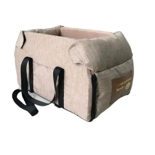 Tragbarer Haustier-Autositz, zentrale Sicherheit, für Reisen, Katzen, Hundebett, Transport, Hundeträger, Schutz, Hundetaschen, für mittelgroße/kleine Hunde und Katzen - Image 10