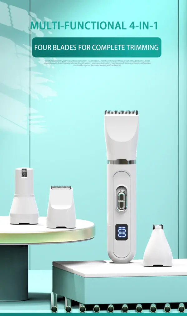 Hund Haar Clippers Pflege Elektrische Pet Clipper Professionelle Stille Haar Cutter USB Aufladbare Hundesalon Clipper - Image 8