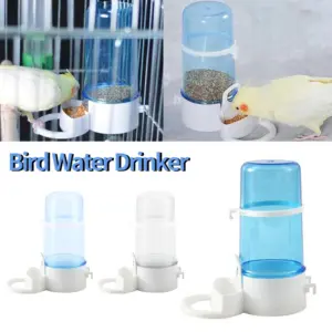 Haustier Vogel Trinker Feeder automatische Trinker Papagei Trinkbecher Schüssel verstellbare Wasser becher Flasche Feeder für Vogelkäfige Haustier versorgung