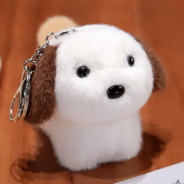 Capybara Plüschtier Anhänger Capybara Plüschtier Schlüsselanhänger Kawaii Tasche Schlüsselanhänger Niedlicher Hund Katze Puppen Autodekoration Weihnachtsgeschenk - Image 4