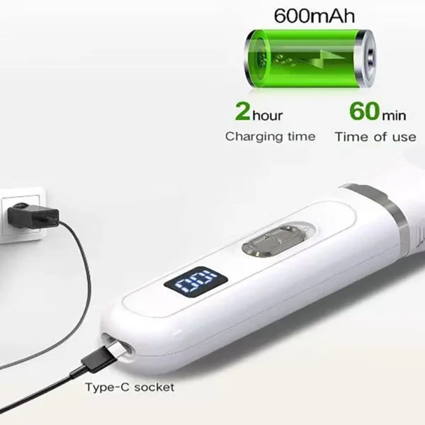 Dog Hair Clippers Grooming Electric Pet Clipper Professional Silent Hair Cutter USB Rechargeable Pet Grooming Clipper - Image 4