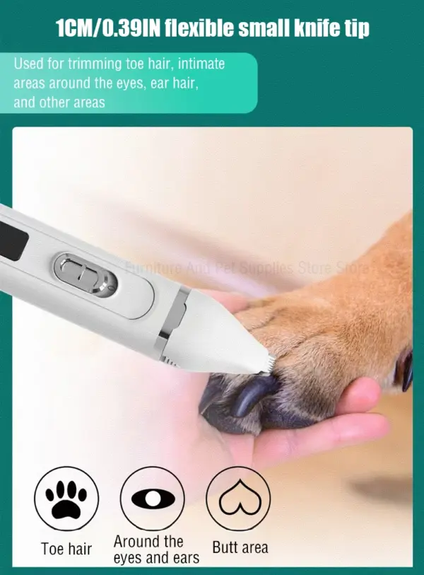 Hund Haar Clippers Pflege Elektrische Pet Clipper Professionelle Stille Haar Cutter USB Aufladbare Hundesalon Clipper - Image 16
