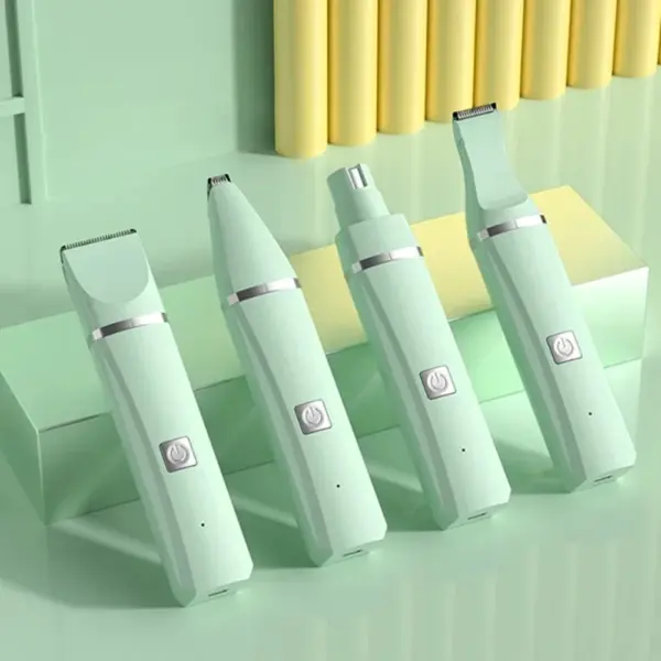4-in-1 multifunktionale elektrische Hundeknipser für die Pflege Akku-Hunderasierer Clippers Trimmer Geräuscharme Hundesalonwerkzeuge - Image 3