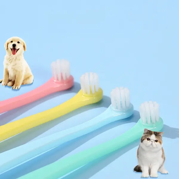 Hund Zahnbürste Hund Zähne Reinigung Kleine Kopf Bürste für Hunde Zähne Mund Reinigung Werkzeuge Hundesalon Katze Zahnbürste Haustier Produkte - Image 12