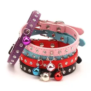 PipiFren Katzenhalsbänder mit Glöckchen, Kätzchen-Halskette, Zubehör, Produkte für kleine Hunde, Halsband, Gato Personado, Katzenmarke