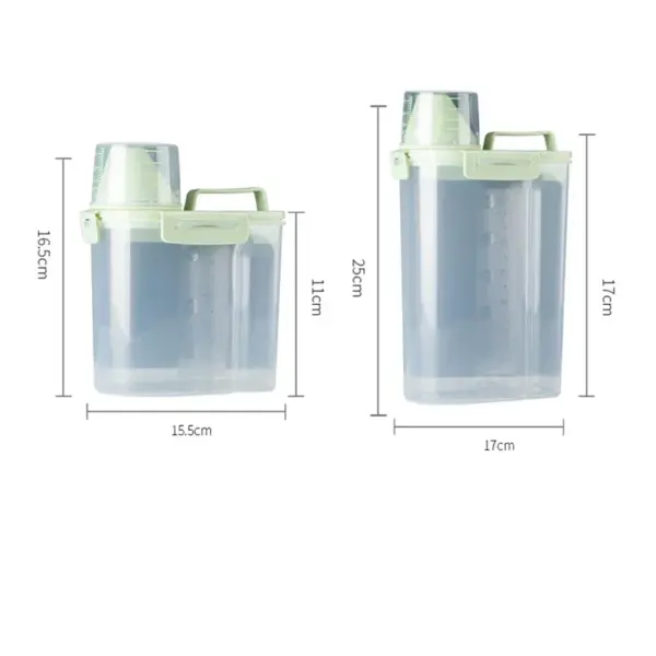 Hundefutter Box Katzenfutter Lagerung Katze Feeder Eimer Tierfutter Container Lebensmittel Lagerung Barrel Tiernahrung Container Luftdichte Abdichtung Box - Image 4
