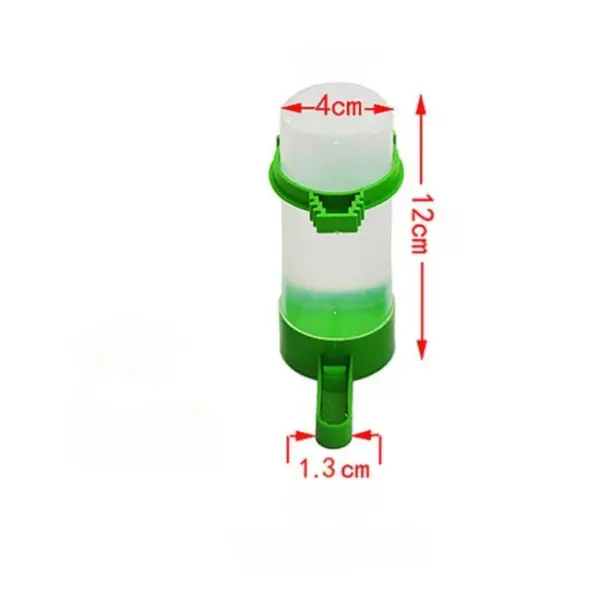 Wasserspender für Vogelkäfige, Vogeltassen, Flaschen, Spatzen, Papageien, Wellensittiche, Nymphensittiche und Turteltauben, Futterspender und Tränke - Image 15