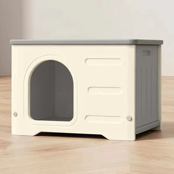 Cat Dog Nest Windproof Rainproof Cozy House for Small Pets Four Seasons Universal Shelter Stray Waterproof Pet Shelter - Image 3