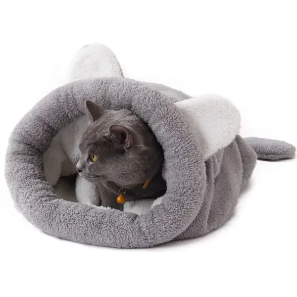 Haustier Hundehütte Katzenhütte Vier Jahreszeiten Teddy Hundehütte Katze Hundematte Baumwolle Cattery Vier Jahreszeiten Hundeschlafsack Doppelplüsch - Image 13