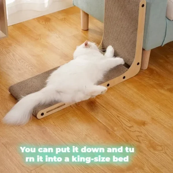 Cat Scratching Board Cat Toys  Wooden  Wear-resistant  and Scratch-resistant Post Cat Furniture Training Grinding Claw Toys Sofa - Image 6