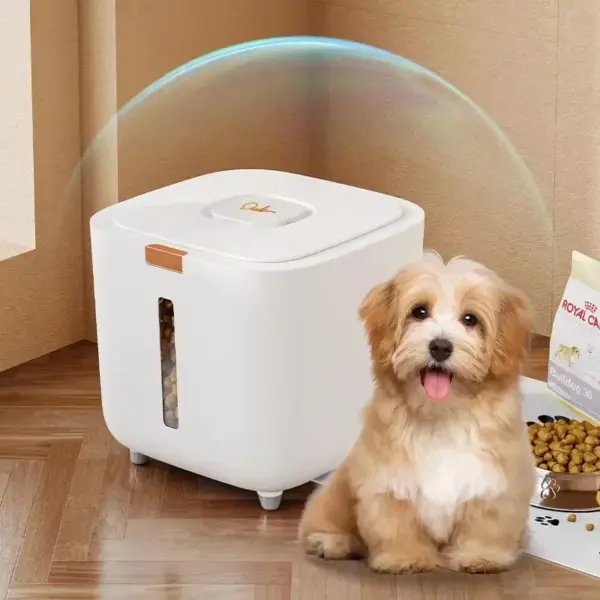 Aufbewahrungseimer für Tiernahrung, versiegelt, feuchtigkeitsbeständig, Eimer für Katzenfutter, abschließbarer Deckel, Eimer für Tierfutter, großer Aufbewahrungseimer für Katzenfutter und - Image 10