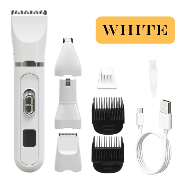 Dog Hair Clippers Grooming Electric Pet Clipper Professional Silent Hair Cutter USB Rechargeable Pet Grooming Clipper - Image 8