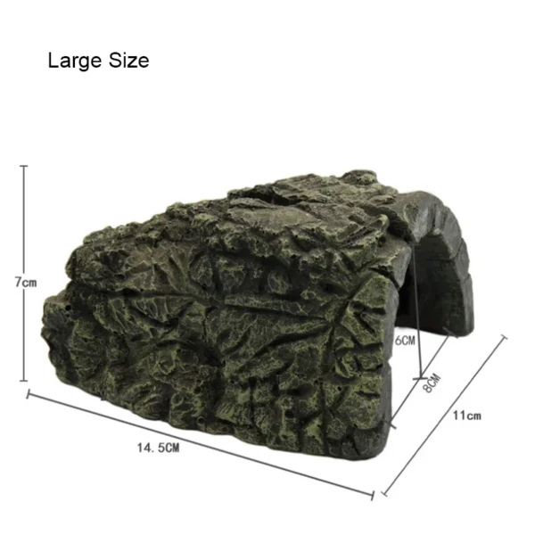 New Aquarium Decoration Resin Aquatic Fish Tank Ornament Decor Artificial Reptile Terrarium Turtle Accessories - Image 7