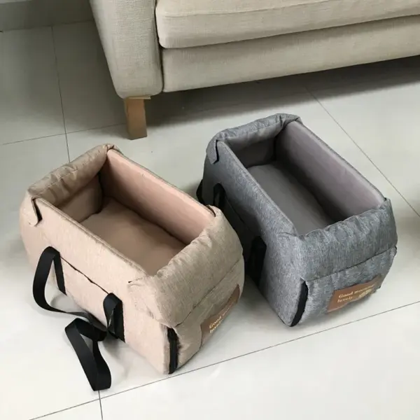 Tragbarer Auto-Sicherheits-Haustiersitz für mittelgroße/kleine Hunde, Katzenreisen, zentrale Steuerung, Katzen-Hundebett, Transport, Hundeträger, Schutz, Hundetaschen - Image 22