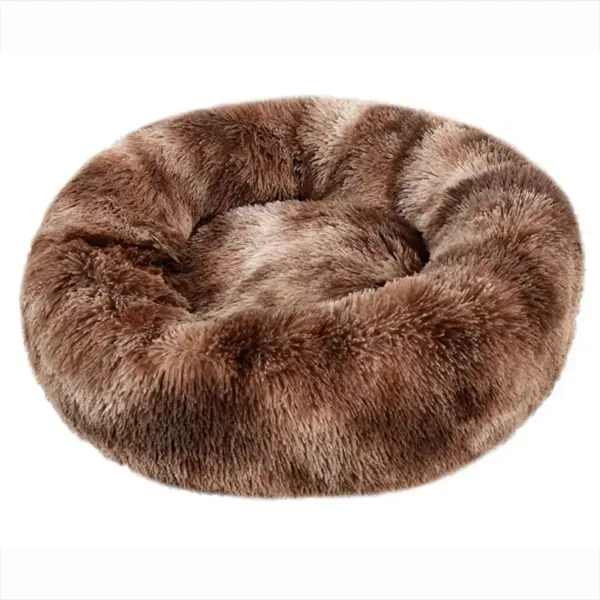 40-90cm rundes Haustier bett für großes Hunde bett super weiches Katzen bett lange Plüsch hundehütte für mittelgroße Hundehütte Winter warmes Schlafen - Image 14