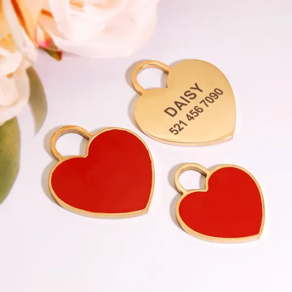 Personalisiertes Namensschild für Hunde und Katzen, glitzernde Strasssteine, Welpen, Kätzchen, Anti-Verlust-Haustierhalsband, Zubehör, kostenlose gravierte Haustierprodukte - Image 56