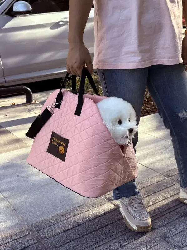 Tragbare warme Zwinger-Tragetasche für Hunde, Autositzkontrolle, rutschfeste Hundeträger, sicher, für Welpen, Katzen, Haustierbett, Chihuahua-Haustierprodukte - Image 15