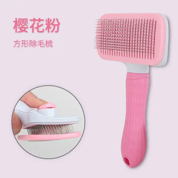 Dog Hair Remover Brush Cat Dog Hair Grooming And Care Comb For Long Hair Dog Pet Removes Hairs Cleaning Bath Brush Dog Supplies - Image 8