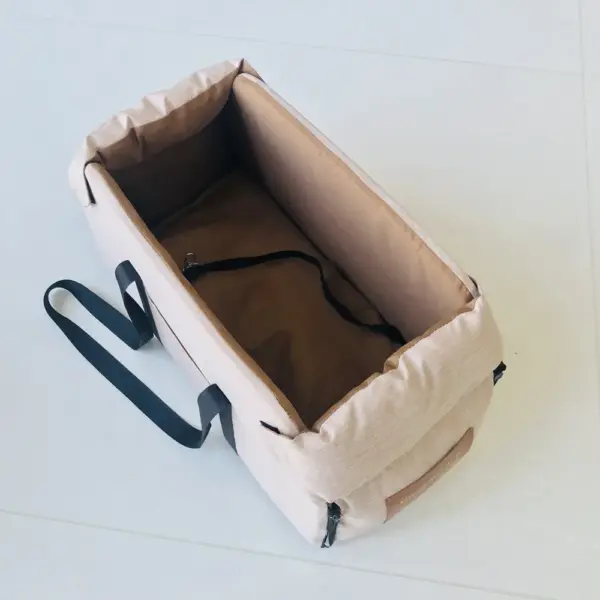 Tragbarer Haustier-Autositz, zentrale Sicherheit, für Reisen, Katzen, Hundebett, Transport, Hundeträger, Schutz, Hundetaschen, für mittelgroße/kleine Hunde und Katzen - Image 8