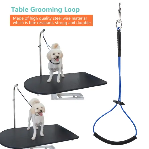 Haustier pflege Hund Katze Pflege einzelne Schlinge Reifen für Haustier Tisch Arm Badewanne Hund Pflege Tisch pflege - Image 8
