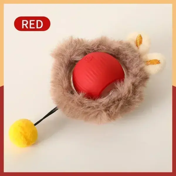 Interaktiver Katzenspielzeugball, automatischer elektrischer rollender Ball, Spielzeug für Katzen/Kätzchen, Haustiere, intelligenter automatischer Teaser, USB wiederaufladbar - Image 10