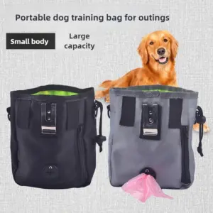 Hundetrainingstasche, Snack-Träger, Outdoor-Fütterung, Hüfttasche, tragbar, faltbar, Heimtierbedarf, Leckerli-Halter, Gehen, verstellbare Packung