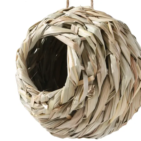 1pc Natürliche Handgemachte Stroh Vogel Nest Taube Haus Papagei Nest Warme Haustier Schlafzimmer Hof Kleine Tier Vogel Käfige - Image 37