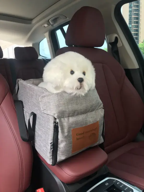 Tragbarer Haustier-Autositz, zentrale Sicherheit, für Reisen, Katzen, Hundebett, Transport, Hundeträger, Schutz, Hundetaschen, für mittelgroße/kleine Hunde und Katzen - Image 15