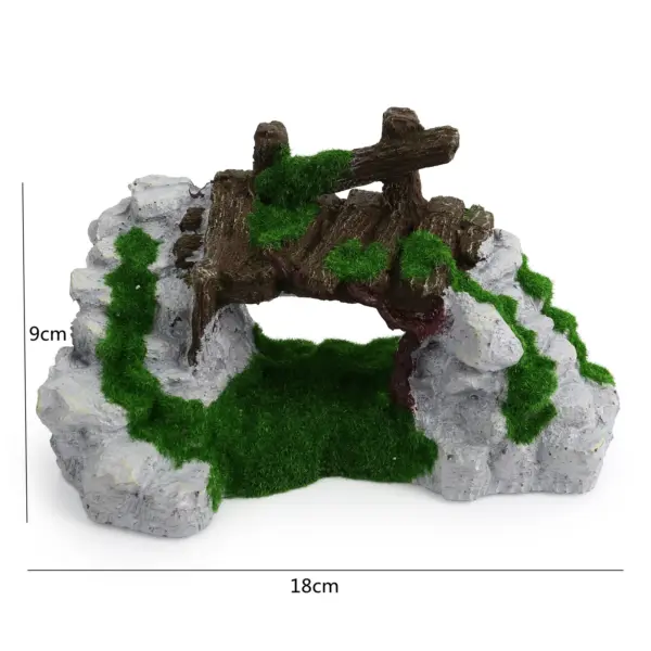Aquarium Künstliche Brücke Harz Landschaft Dekoration Brücke Aquarium Ausrüstung Zubehör Ornament Höhle Aquatische Haustier Fisch - Image 15