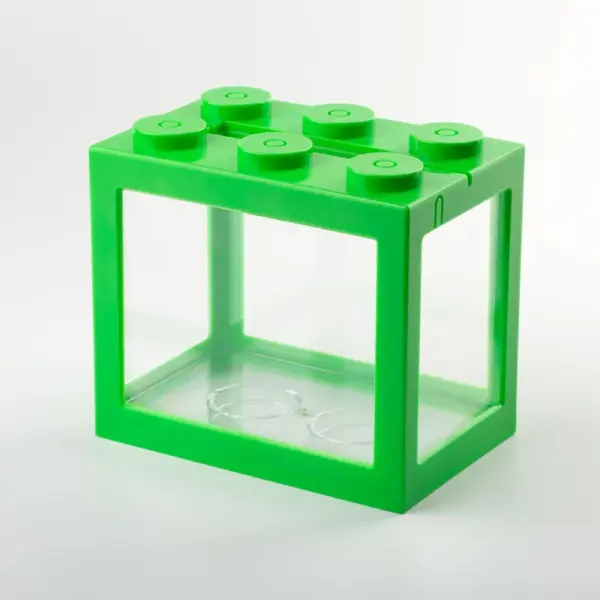 Aquarium Aquarium kreative mehrfarbige stapelbare Bausteine ökologisch für kleine Reptilien Haustier Box Landschaft Algen Dekoration - Image 11