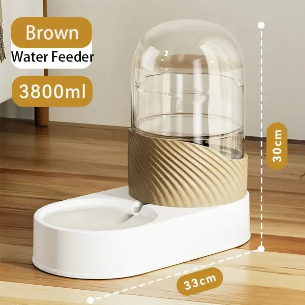 Pet Automatische Feeder Katze Wasser Dispenser Hund Automatische Feeder Katze Hund Wasser Dispenser Pet Bowl Kombination Pet Liefert 2/3,8 L - Image 9