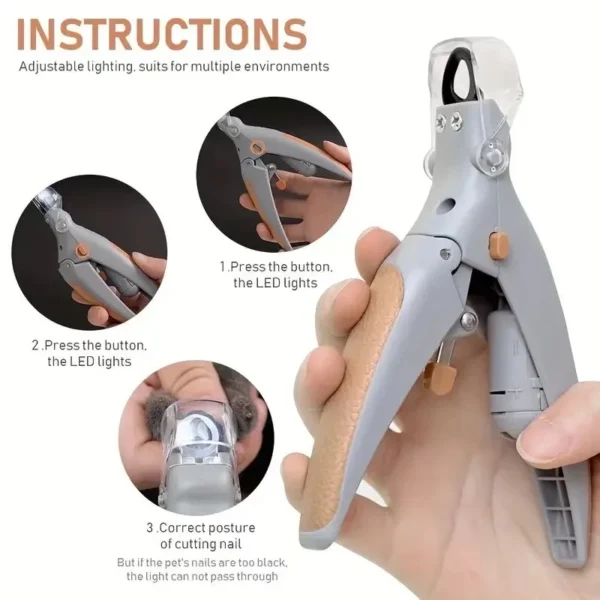 Dog Nail Clippers Dog Grooming Equipment Nail Clipper for Dogs Pet Products Accessories Grinder Cat Trimmer Cutter Supplies Home - Image 2