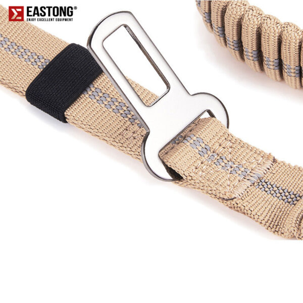 Robuste Hundeleine mit elastischem Bungee für mittelgroße und große Hunde – Stoßdämpfung und Sicherheitsclip im Lieferumfang enthalten - Image 17