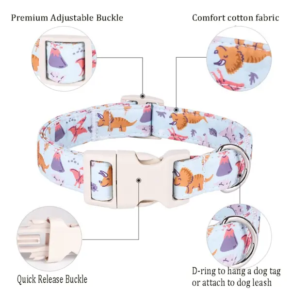100% echtes Baumwoll gewebe Haustier halsband verstellbares Sicherheits baumwoll halsband für Hunde katze Welpen Kätzchen Haustier zubehör