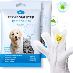 Reinigungs tücher Handschuhe für Hund und Katze, Haustier Bade tücher reinigen & desodor ieren, Hunde tücher für Körper pfoten Hintern tägliche Pflege, Katzen bräutigam