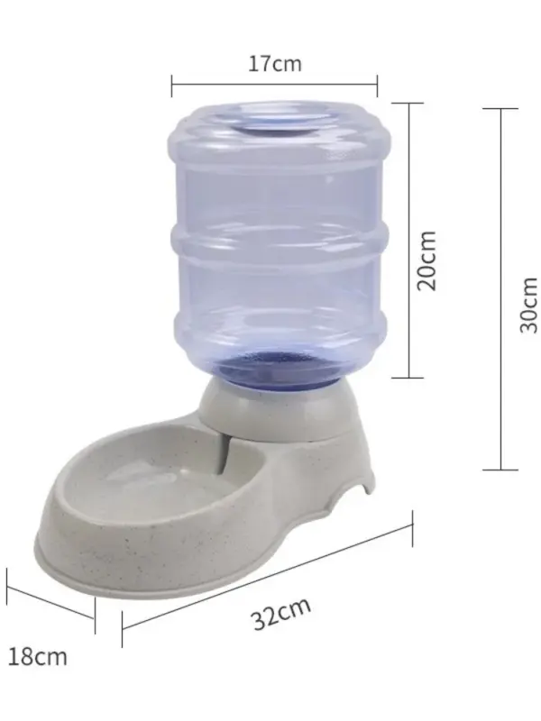 3,8 l große Kapazität Haustier Wassersp ender Hund automatische Fütterung kleine Hundefutter Schüssel Simulation Trink flasche Gerät Haustier liefert - Image 20