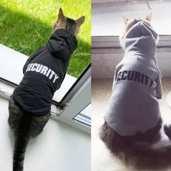 Sicherheit Katze Kleidung Haustier Katze Mäntel Jacke Hoodies Für Katzen Outfit Warme Haustier Kleidung Kaninchen Tiere Haustier Kostüm Für Kleine Hunde